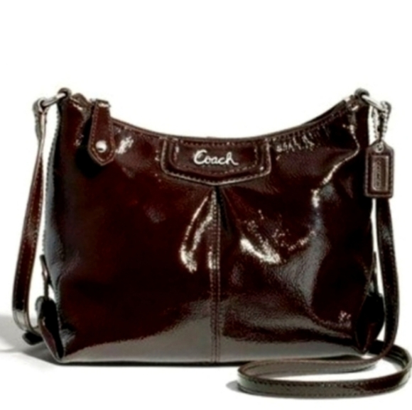 Coach Bags Coach Patent Leather Ashley Swingpack Crossbody Poshmark